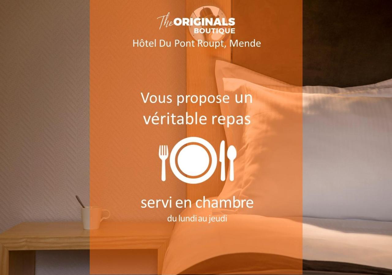 The Originals Boutique, Hotel Du Pont Roupt, Mende Dış mekan fotoğraf